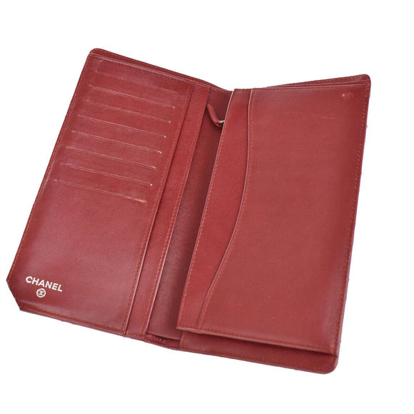 Chanel Cc Logo Long Bifold Wallet Purse #78468C34B - Picture 8 of 15